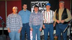 Flyer for Pearl Grey at Big Dogg's Sports Bar in Junction City, in northeast Kansas