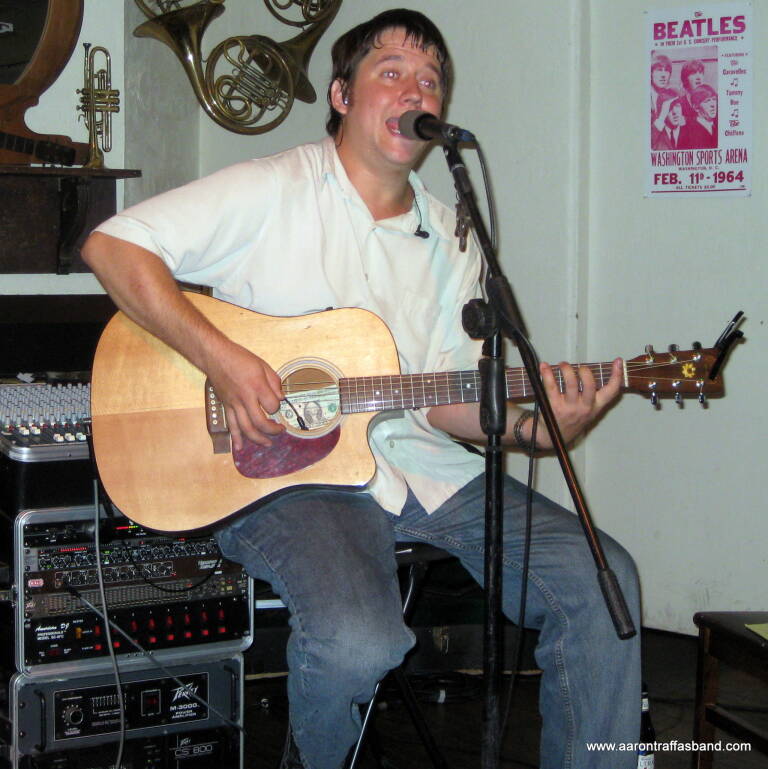 Aaron Traffas acoustic at Professor's Steakhouse and Saloon, photo 7 of 7