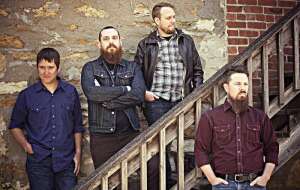 Flyer for Aaron Traffas Band at Gaslight in Lawrence, in east-central Kansas