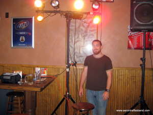 Randy under the lights