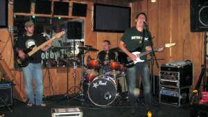 Aaron Traffas Band performing at Bobby T's Bar and Grill in Manhattan, in northeast Kansas