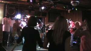 Aaron Traffas Band performing at Bobby T's Bar and Grill in Manhattan, in northeast Kansas