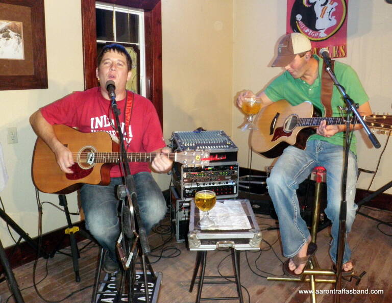Aaron Traffas acoustic at Buster's Saloon, photo 16 of 17