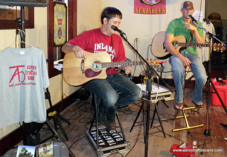 Aaron Traffas acoustic at Buster's Saloon, photo 15 of 17