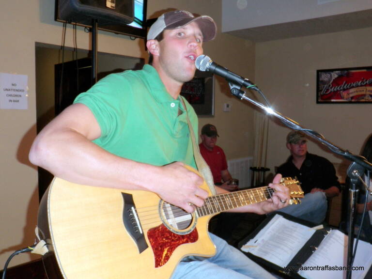 Aaron Traffas acoustic at Buster's Saloon, photo 13 of 17