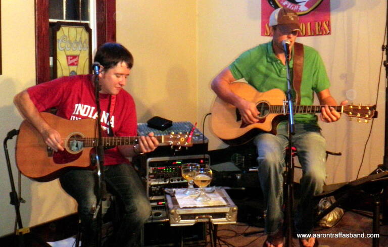 Aaron Traffas acoustic at Buster's Saloon, photo 7 of 17