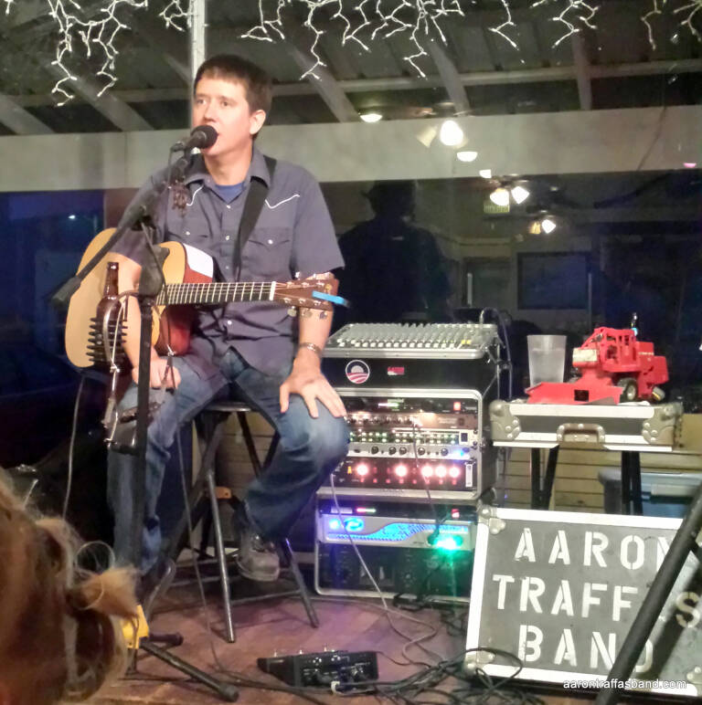 Aaron Traffas acoustic at Buster's Saloon, photo 2 of 11