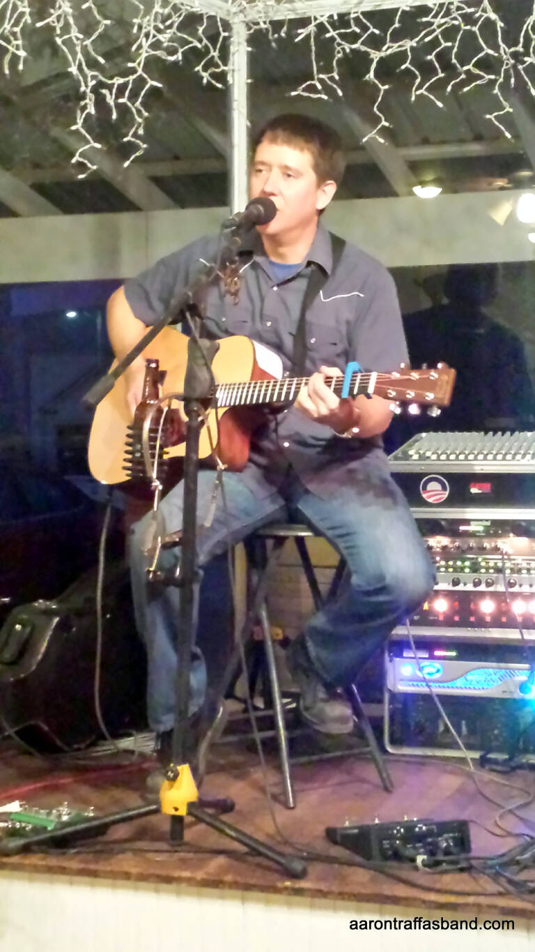 Aaron Traffas acoustic at Buster's Saloon, photo 3 of 11