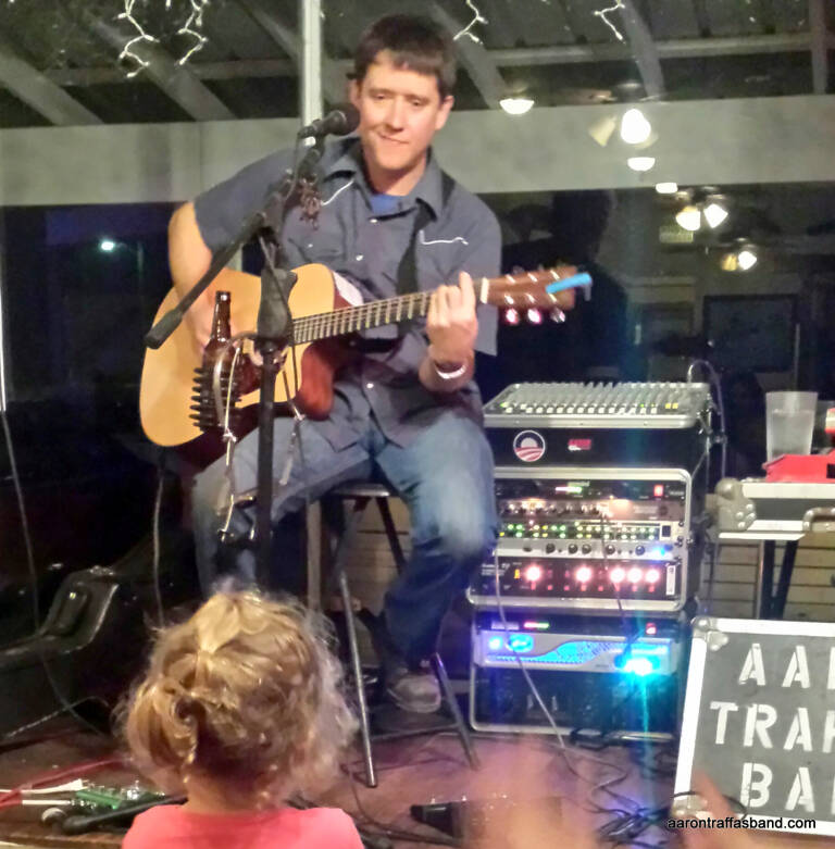 Aaron Traffas acoustic at Buster's Saloon, photo 6 of 11