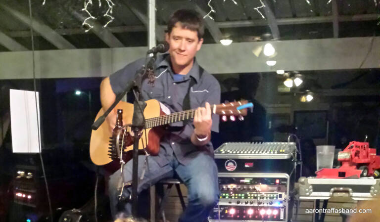 Aaron Traffas acoustic at Buster's Saloon, photo 5 of 11