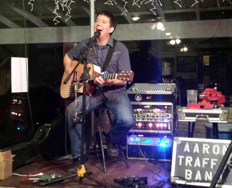 Aaron Traffas acoustic at Buster's Saloon, photo 8 of 11