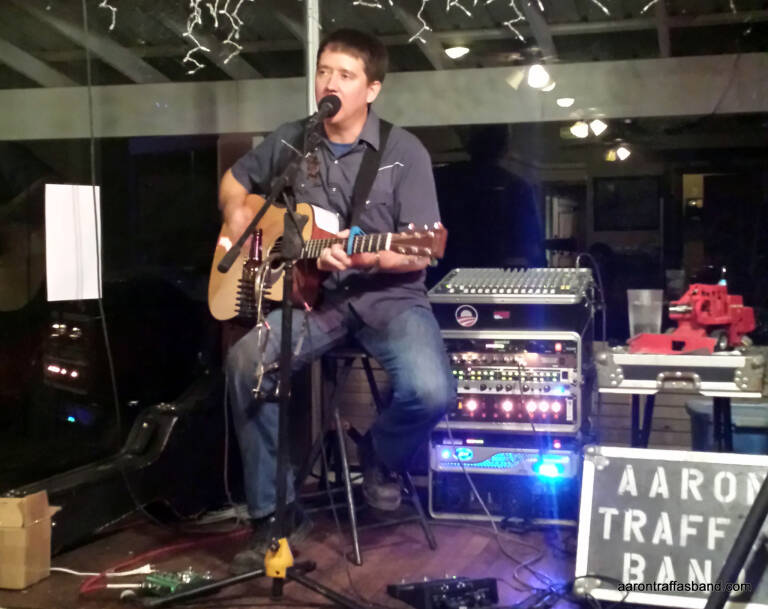 Aaron Traffas acoustic at Buster's Saloon, photo 9 of 11