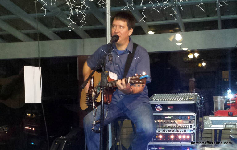 Aaron Traffas acoustic at Buster's Saloon, photo 10 of 11