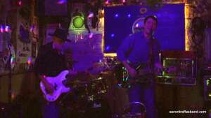 Aaron Traffas Band performing at Kirby's Beer Store in Wichita, in south-central Kansas