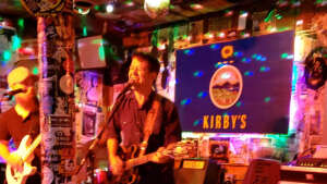 Aaron Traffas Band performing at Kirby's Beer Store in Wichita, in south-central Kansas