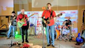 Aaron Traffas Band performing at Hilton Garden Inn in Salina, in central Kansas