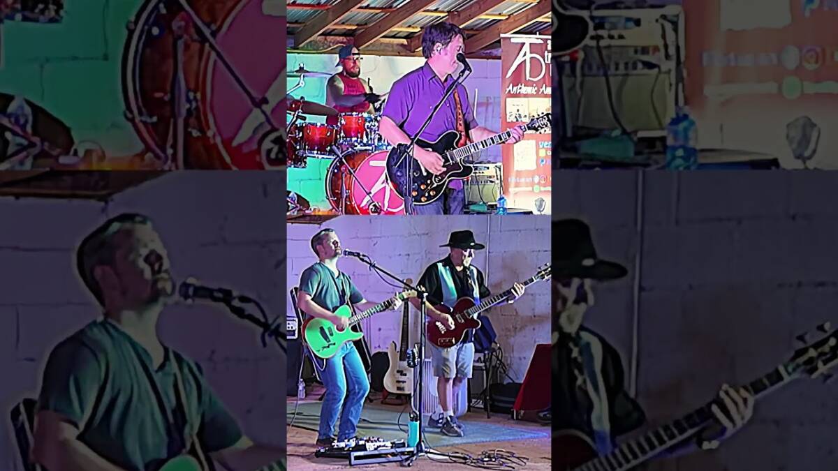 From last year's barn party — a cover called ð§ðµð®ð ðð¶ð»ð± ð¼ð³ ðð¶ð³ð² — see you on Friday in Kiowa!